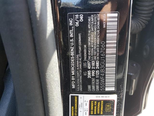 2016 MERCEDES-BENZ C 300 55SWF4JB3GU167060