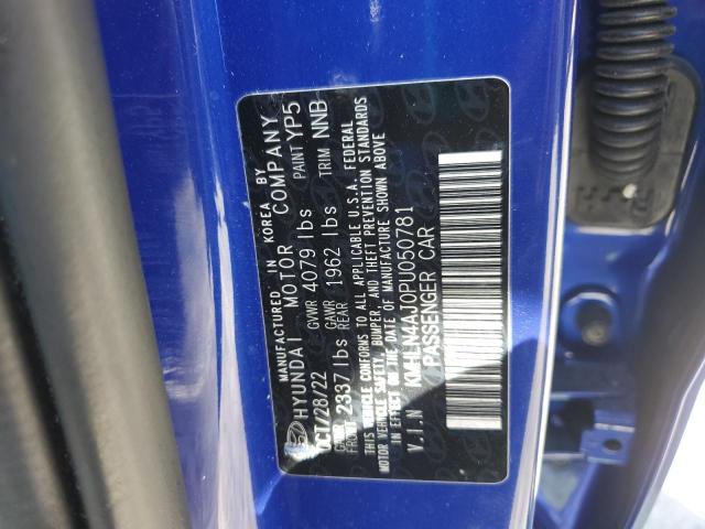 2023 HYUNDAI ELANTRA LIMITED KMHLN4AJ0PU050781