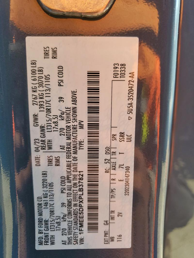 2023 FORD BRONCO BAS - 1FMEE5DPXPLB37821