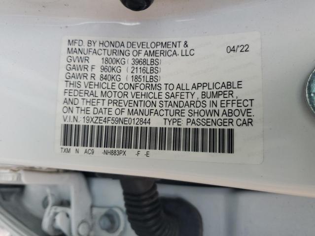 2022 HONDA INSIGHT EX - 19XZE4F59NE012844