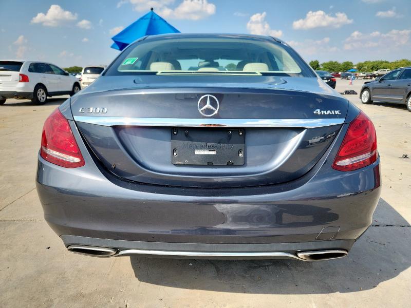 2015 MERCEDES-BENZ C 300 4MAT 55SWF4KB7FU040552
