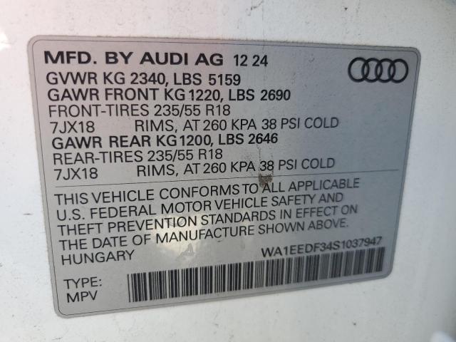 2025 AUDI Q3 PREMIUM PLUS S LINE 45 #3287572316