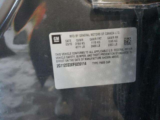 2015 CHEVROLET IMPALA LT 2G1125S3XF9239114
