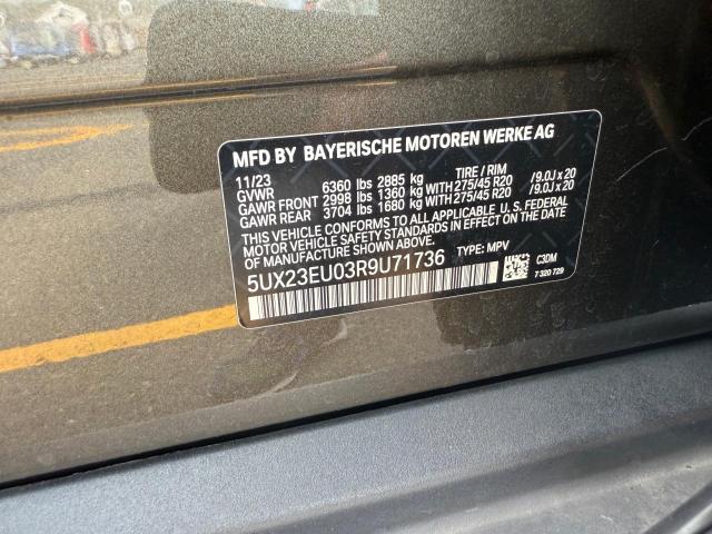 2024 BMW X5 XDRIVE40I 5UX23EU03R9U71736
