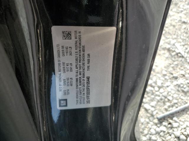 2015 CHEVROLET CAMARO LT 2G1FF3D35F9195440