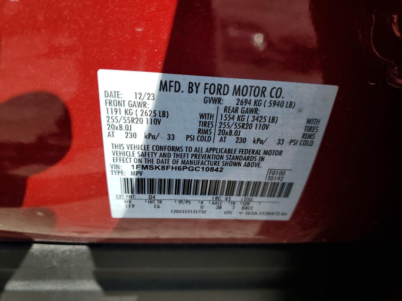 FORD EXPLORER LIMITED