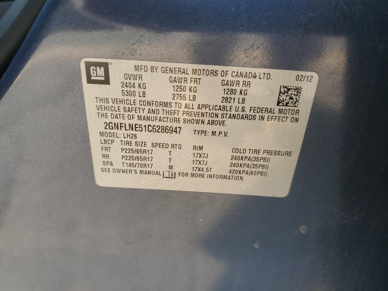 CHEVROLET EQUINOX LT