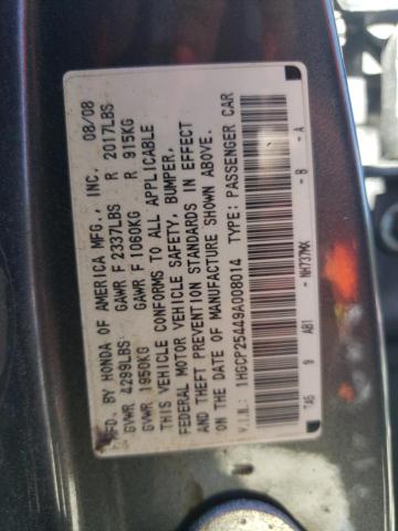 2009 HONDA ACCORD #3293359421