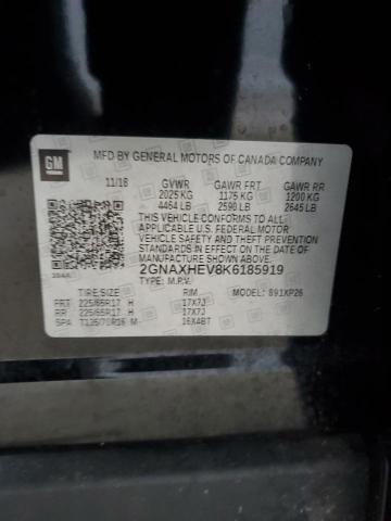 2019 CHEVROLET EQUINOX LS #3302731000