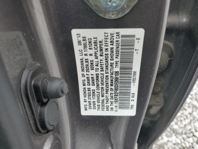 2013 HONDA CIVIC EX - 19XFB2F80DE066106