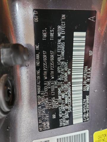 2017 TOYOTA SIENNA XLE 5TDYZ3DC3HS866704