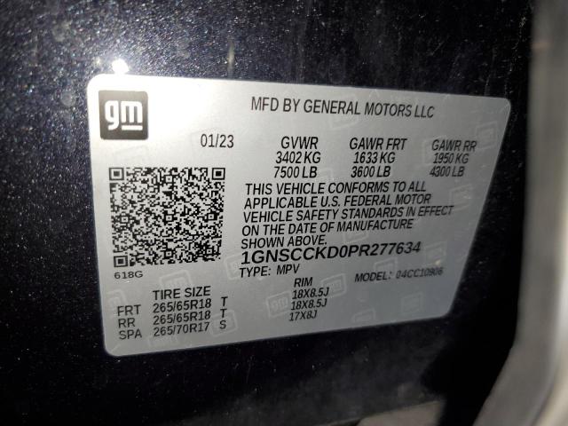 2023 CHEVROLET SUBURBAN C 1GNSCCKD0PR277634