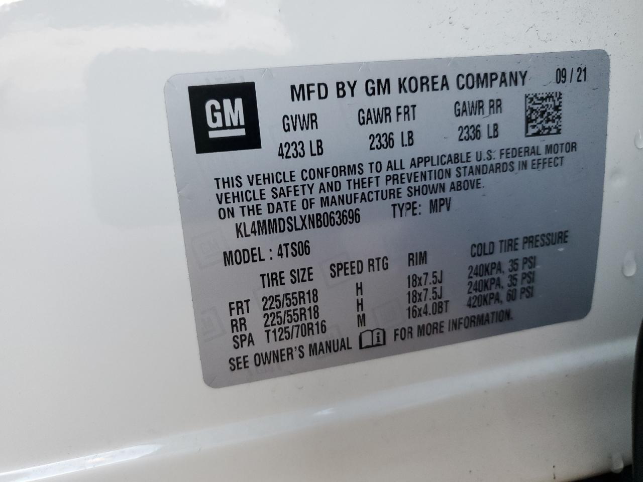 Lot #3301623650 2022 BUICK ENCORE GX