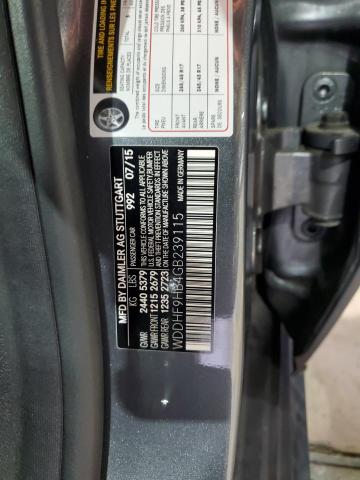 2016 MERCEDES-BENZ E 250 BLUE WDDHF9HB4GB239115
