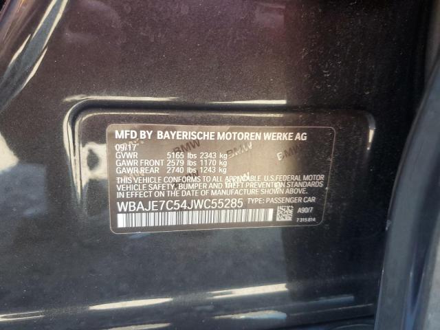 2018 BMW 540 XI WBAJE7C54JWC55285