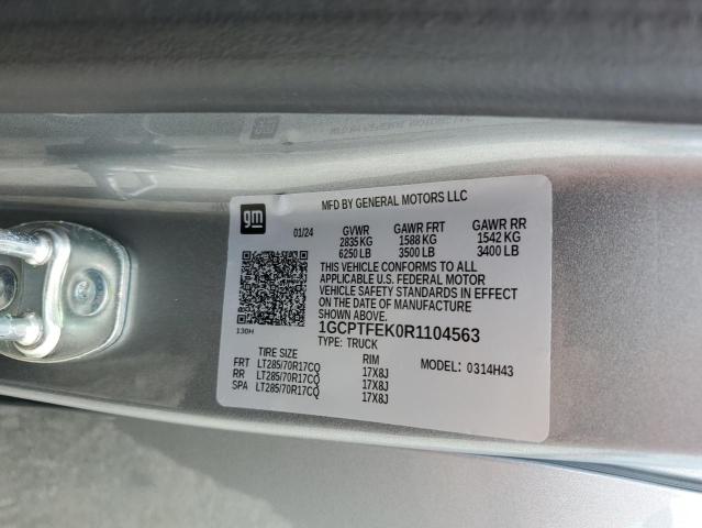 2024 CHEVROLET COLORADO ZR2 1GCPTFEK0R1104563