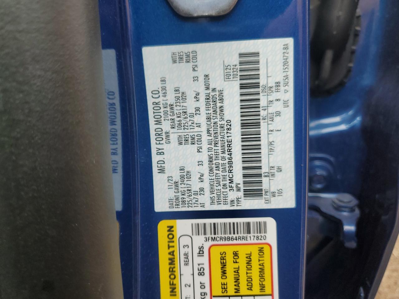 FORD BRONCO SPORT BIG BEND