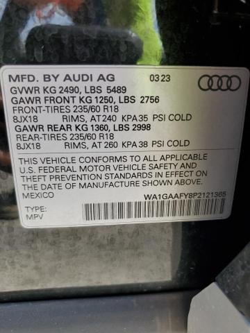 2023 AUDI Q5 PREMIUM 45 WA1GAAFY8P2121365