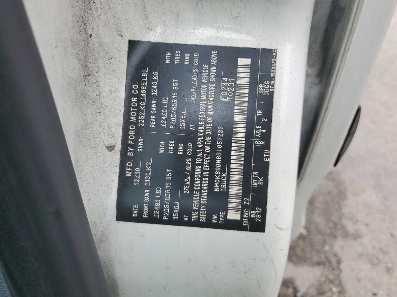 FORD TRANSIT CONNECT XLT