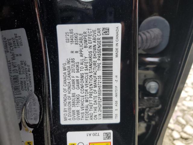 2025 HONDA CIVIC SPOR 2HGFE2F56SH572135