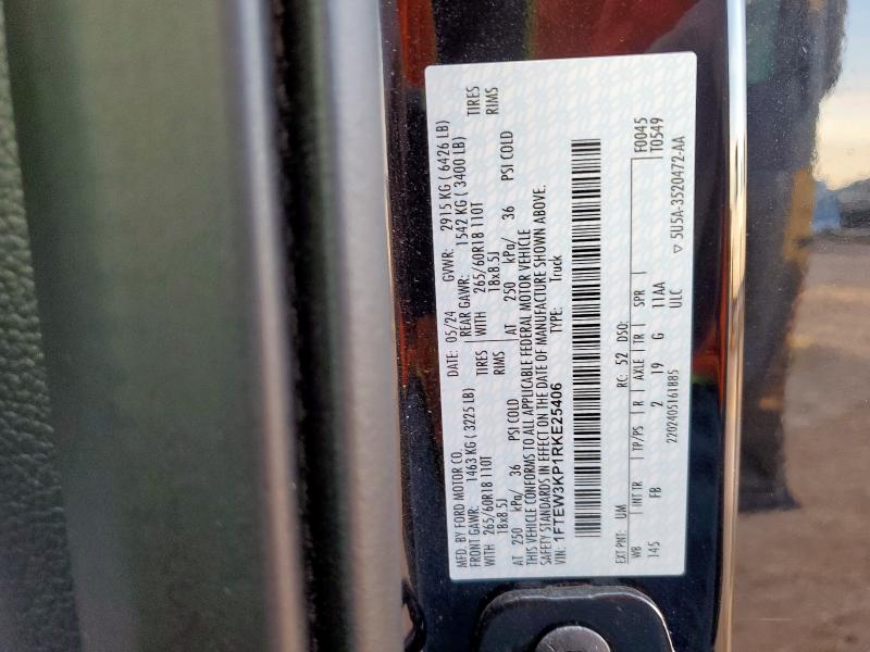 2024 FORD F150 XLT - 1FTEW3KP1RKE25406