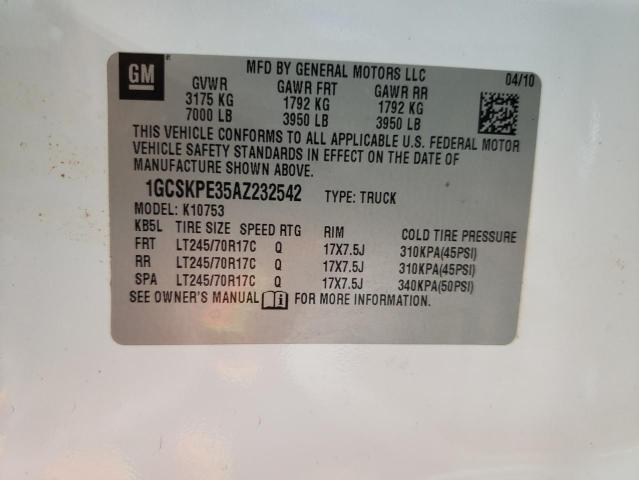 2010 CHEVROLET SILVERADO #3253660004