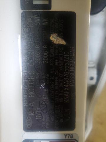 2016 KIA FORTE EX #3292535682