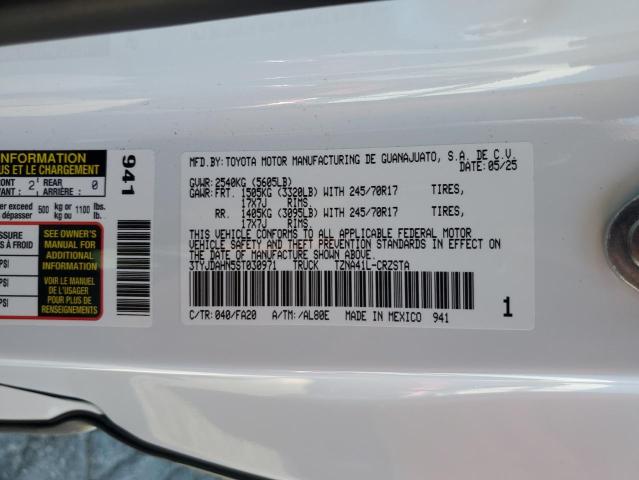 2025 TOYOTA TACOMA XTR 3TYJDAHN5ST030971