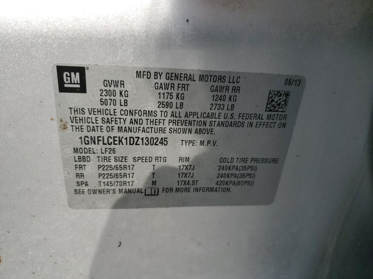 CHEVROLET EQUINOX LS