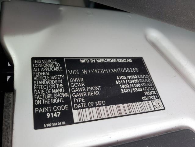2021 MERCEDES-BENZ SPRINTER 2 W1Y4EBHYXMT058268