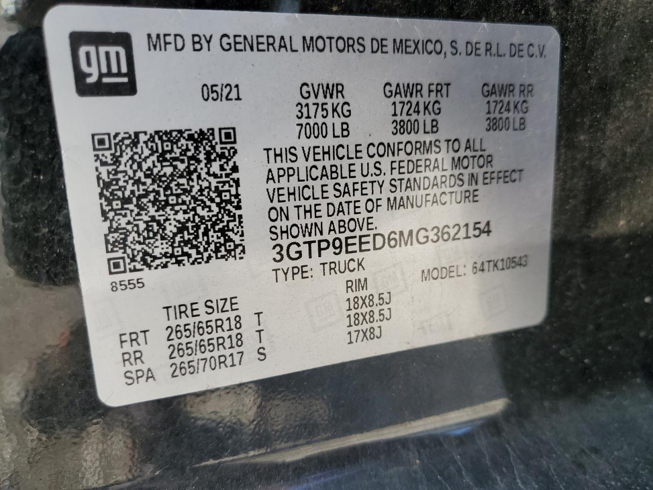 GMC SIERRA K1500 AT4