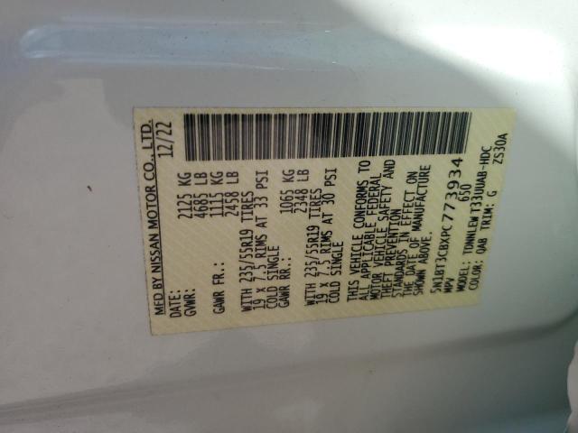 2023 NISSAN ROGUE SL 5N1BT3CBXPC773934