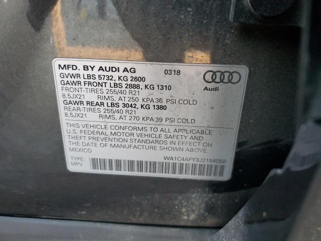 2018 AUDI SQ5 PRESTIGE WA1C4AFY3J2154058