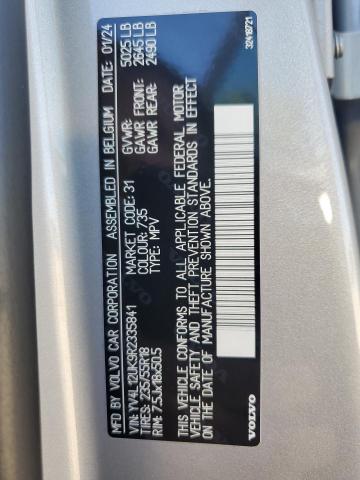 2024 VOLVO XC40 CORE YV4L12UK9R2335841