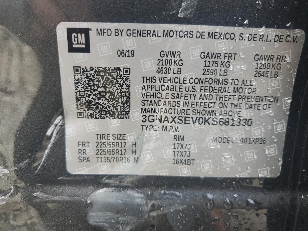 CHEVROLET EQUINOX LS