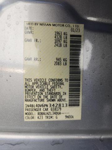 2023 NISSAN ALTIMA SV 1N4BL4DV6PN342813