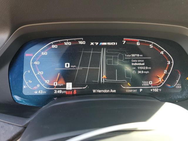 2022 BMW X7 M50I 5UXCX6C0XN9M28618