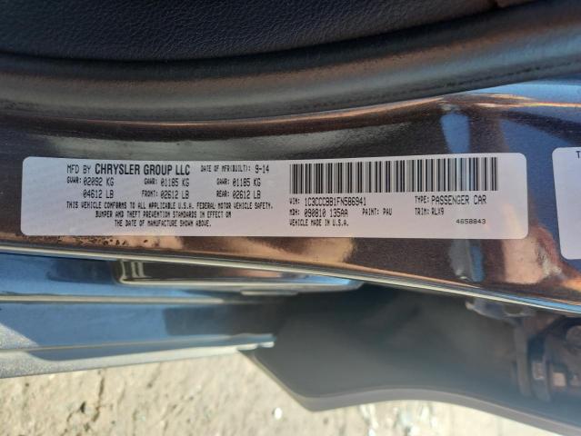 2015 CHRYSLER 200 S 1C3CCCBB1FN586941