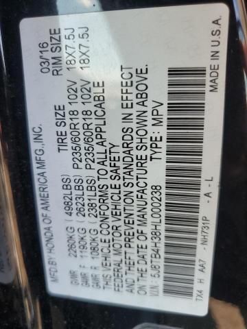 2017 ACURA RDX 5J8TB4H38HL000238