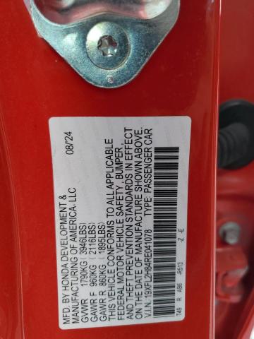 2024 HONDA CIVIC SPOR - 19XFL2H84RE041078