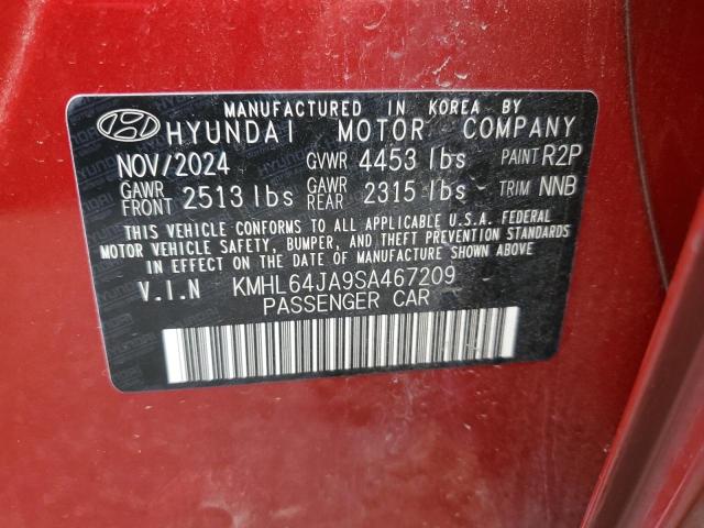 2025 HYUNDAI SONATA SEL KMHL64JA9SA467209