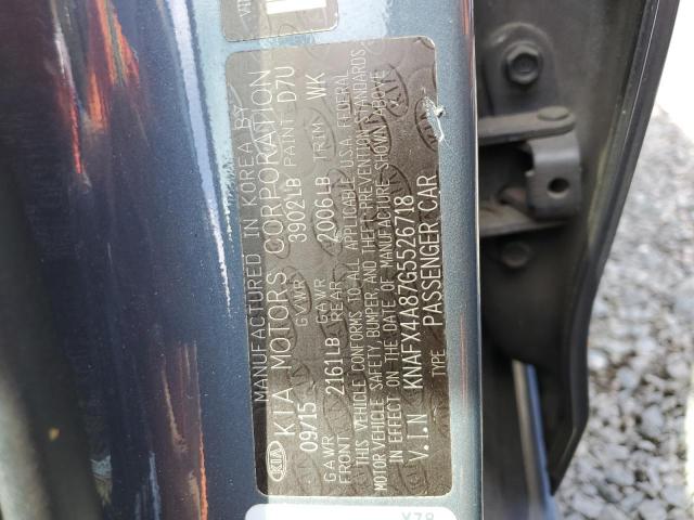 2016 KIA FORTE EX KNAFX4A87G5526718