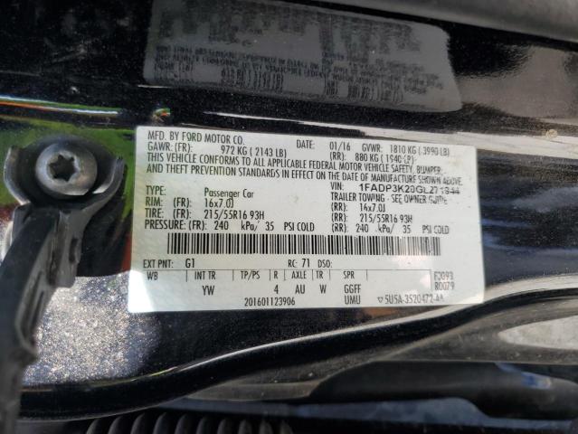 2016 FORD FOCUS SE - 1FADP3K20GL271944