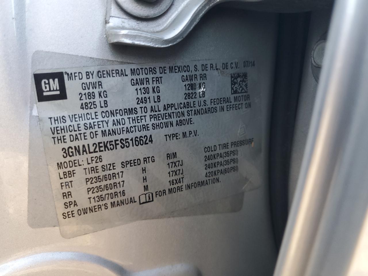 CHEVROLET CAPTIVA LS