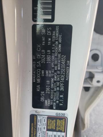 2025 KIA K4 LX 3KPFT4DE2SE004852