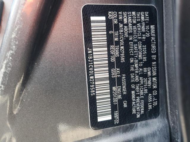 2020 NISSAN ROGUE SPOR JN1BJ1CV0LW279585