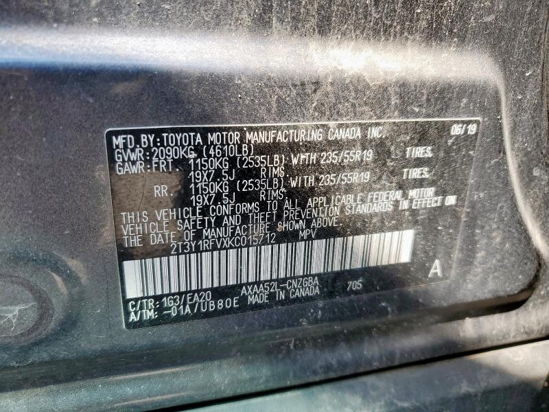 2019 TOYOTA RAV4 LIMIT - 2T3Y1RFVXKC015712