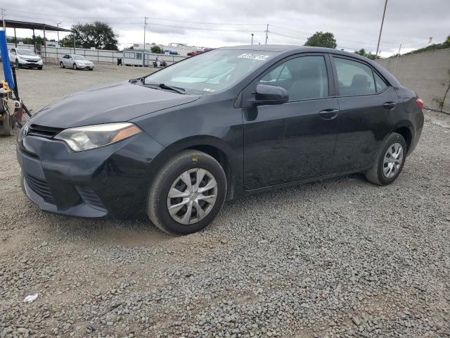 TOYOTA COROLLA L 2016 black  gas 5YFBURHE0GP465458 photo #1