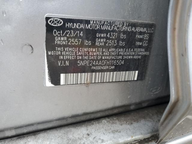 2015 HYUNDAI SONATA ECO - 5NPE24AA0FH116504