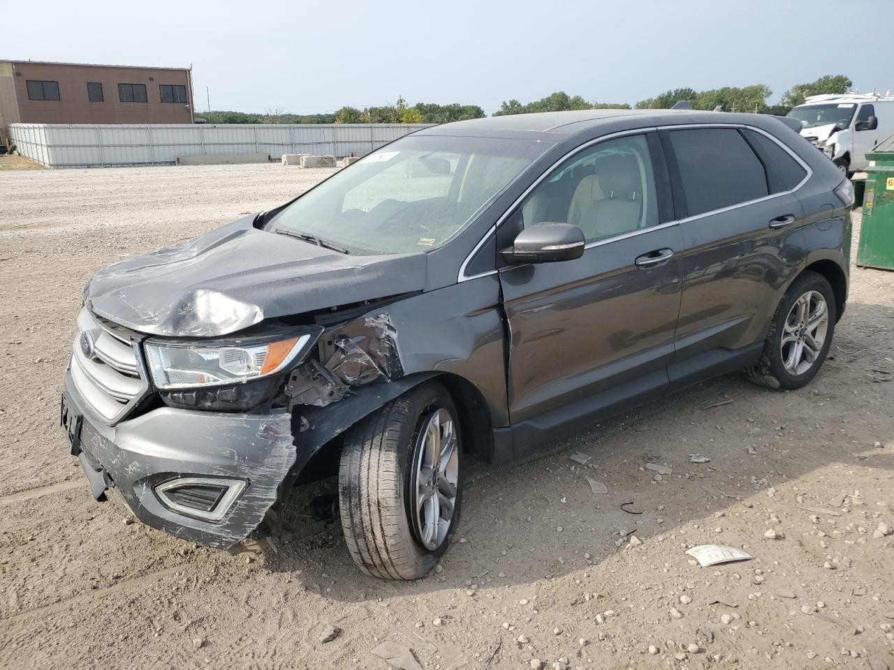 Lot #3263920135 2017 FORD EDGE TITANIUM